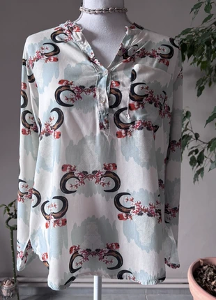 Chemise femme - Taille M (Taille unique) Bleu ciel motif, estado: Muy bueno, tamaño: M / 38 / 10, 2,00 €, 2,80 € Protección al comprador incluida