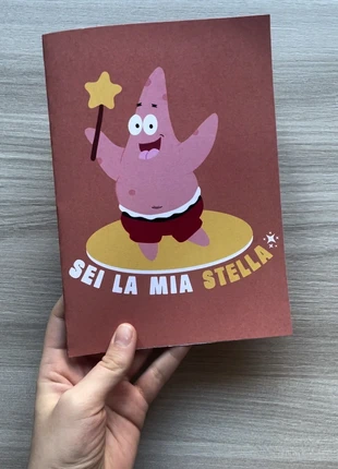 Sei la mia stella (Biglietto di auguri), marke: SpongeBob SquarePants, zustand: Neu, 5,00 €, 5,95 € inklusive Vinted-Käuferschutz