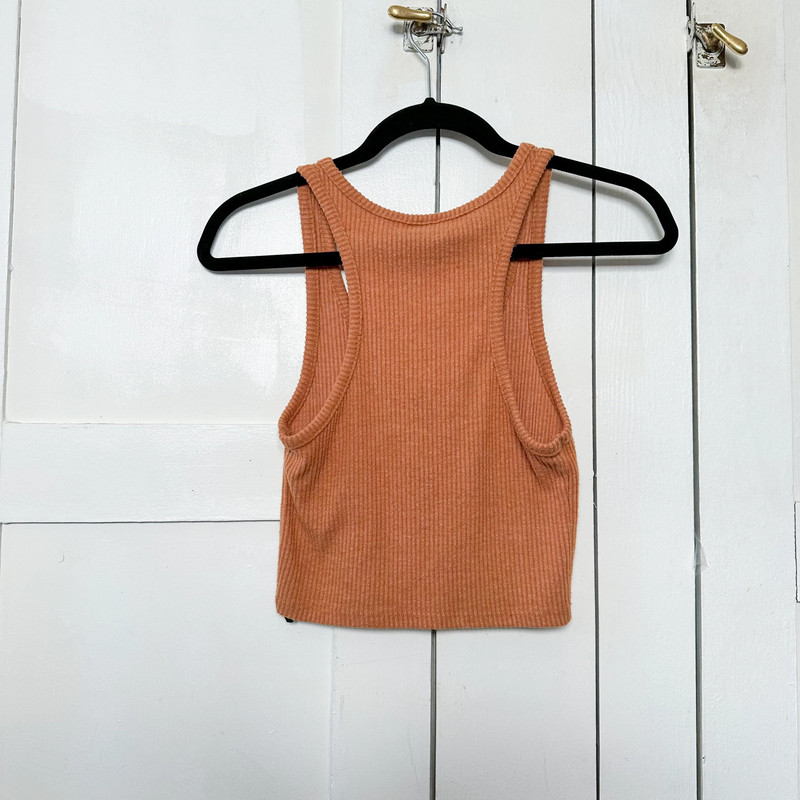 Urban Outfitters | Out from Under Ribbed Cropped Button Tank Top Shirt 2