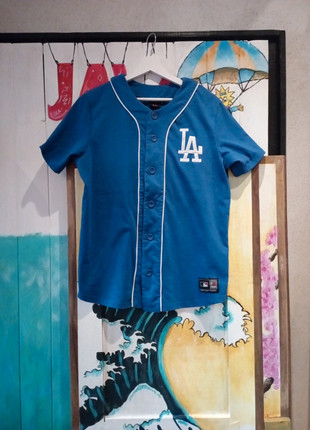 T shirt bleu los Angeles base-ball nlb, marque: Majestic, état: Très bon état, taille: L, 25,00 €, 26,95 € Protection acheteurs incluse