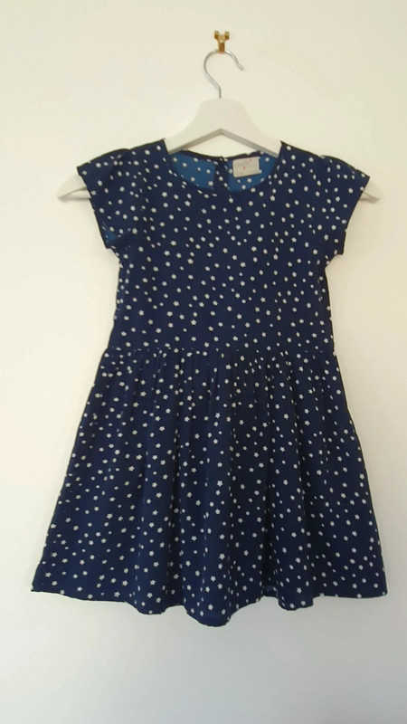 Robe bleu marine à étoiles Charlie et Prune. 1