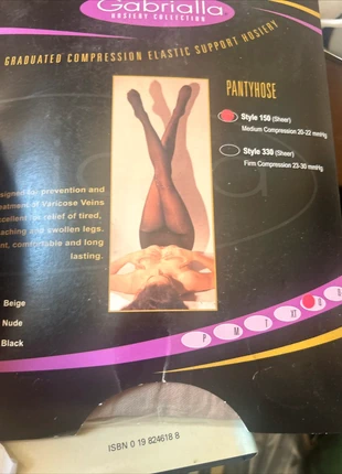 Gabrialla pantyhose size Q nude style 150 sheer medium compression, brand: Gabrialla, condition: New without tags, size: Other, £12.50, £13.83 includes Buyer Protection Pro