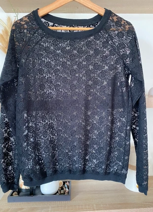 Haut femme en dentelle noire taille 38, brand: Vintage Dressing, condition: Very good, size: M / 38 / 10, €8.00, €9.10 includes Buyer Protection