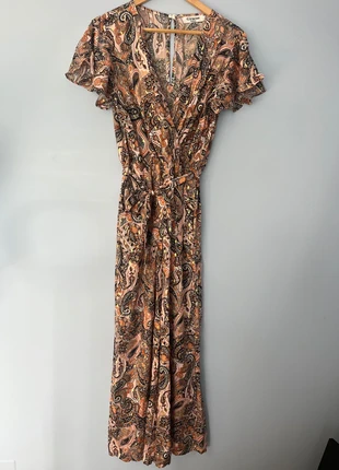 Combinaison pantalon Giracoo – Taille M/L – Motifs colorés, ceinture à nouer & poches, marque: giracoo, état: Très bon état, taille: M / 38 / 10, 11,62 €, 12,90 € Protection acheteurs (Pro) incluse