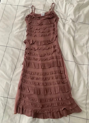 Robe à bretelles et volants, brand: Blumarine, condition: Good, size: M / 38 / 10, €20.00, €21.70 includes Buyer Protection