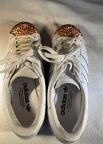 Adidas superstar top gold rose