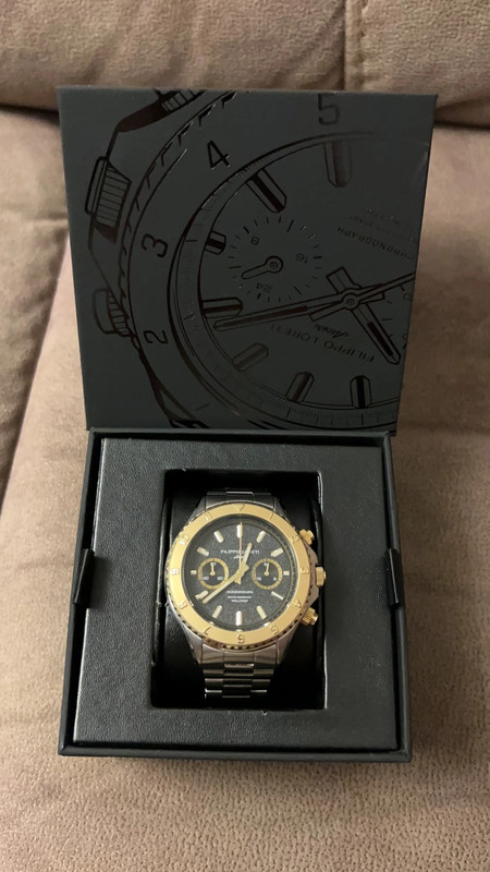 Ascari two tone gold steel link hot sale