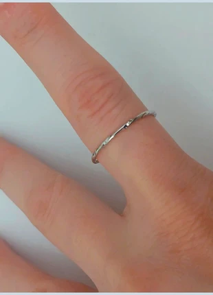 Bague argentée tendance en acier inoxydable, marca: Tendance, estado: Muy bueno, tamaño: 18,1 mm Ø / 18,5, 1,00 €, 1,75 € Protección al comprador Pro incluida