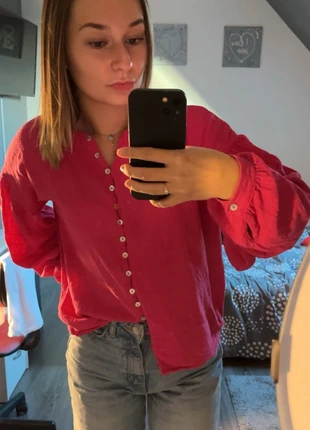 Blouse rose en lin, brand: Boutique indépendante, condition: New without tags, size: S / 36 / 8, €10.00, €11.20 includes Buyer Protection