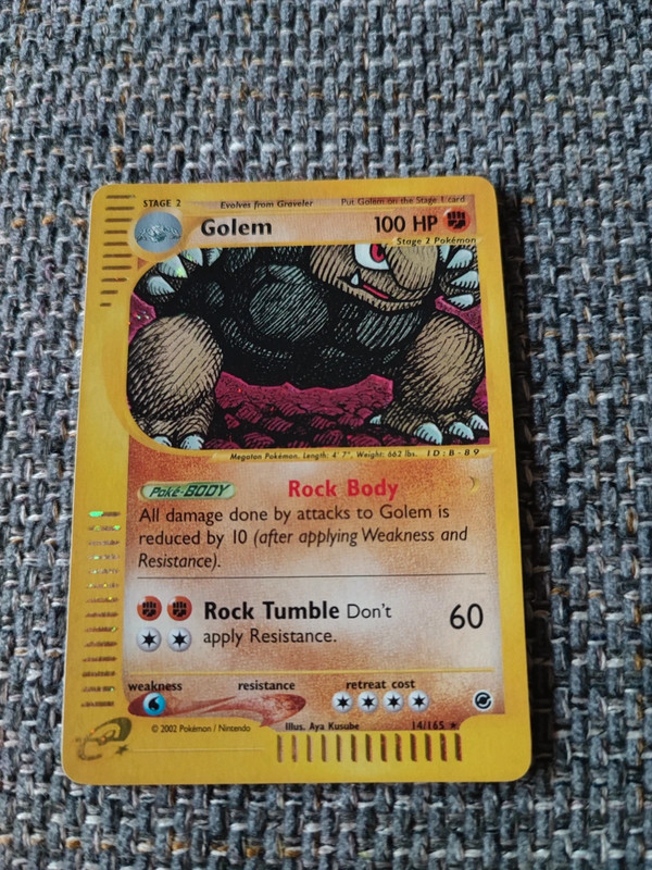 Golem Raro Foil em Português - Pokemon Gerações, Jogo de Tabuleiro  Original Copag Nunca Usado 86986974