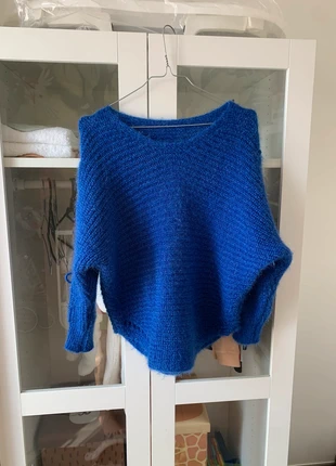 Pull bleu électrique, marque: Boutique indépendante, état: Neuf sans étiquette, taille: M / 38 / 10, 10,00 €, 11,20 € Protection acheteurs incluse