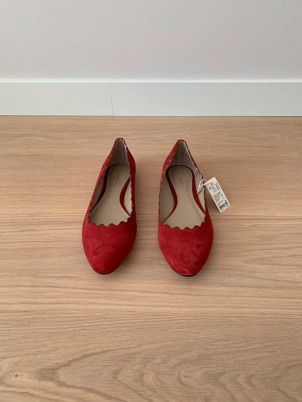 NIEUW Esprit ballerina’s in rood maat 40 | Vinted