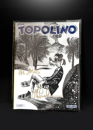 Topolino Etna Comics 2025 Variant signed Alessandro Pastrovicchio, staat: Heel goed, € 55,00, € 58,45 inclusief Kopersbescherming