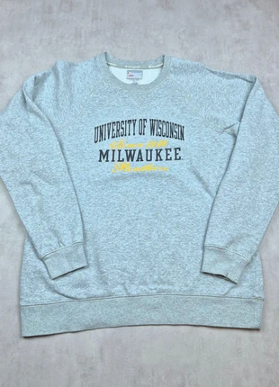 Sweat/Crewneck homme Champion Université du Wisconsin gris taille XL, brand: Champion, condition: Very good, size: XL, €15.00, €16.45 includes Buyer Protection