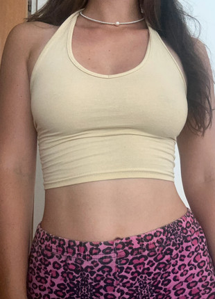 Neckholder top, marque: H&M, état: Bon état, taille: XS / 34 / 6, 2,00 €, 2,80 € Protection acheteurs incluse