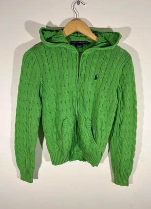 Gilet Ralph Lauren torsadé vert, brand: Ralph Lauren, condition: Very good, size: L / 40 / 12, €55.00, €58.45 includes Buyer Protection Pro