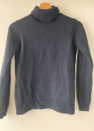 Pull col roulé AIGLE bleu marine en laine vierge, brand: Aigle, condition: Very good, size: XS / 34 / 6, €15.00, €16.45 includes Buyer Protection