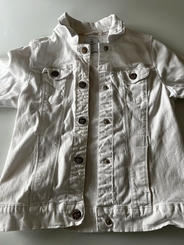 Veste en jean blanche - photo numéro 2