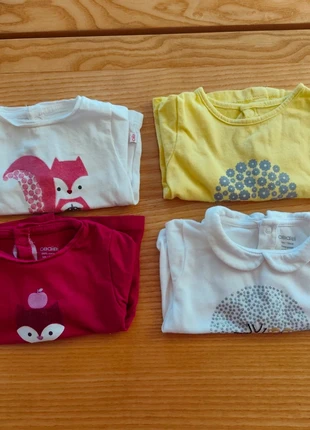 T-shirt manches longues bébé fille 3 mois, Obaïbi, automne hiver, comme neuf, merk: Obaïbi, staat: Heel goed, maat: 3-6 maanden / 62 cm, € 16,00, € 17,50 inclusief Kopersbescherming
