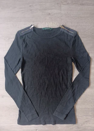 Haut manches longues femme Ralph Lauren taille S 100% coton couleur noir, merk: Ralph Lauren, staat: Heel goed, maat: S / 36 / 8, € 10,00, € 11,20 inclusief Kopersbescherming