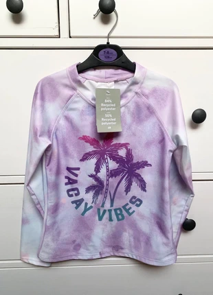 T-shirt maillot de bain manches longues, marke: H&M Conscious, zustand: Neu, mit Etikett, größe: 7 Jahre / 122, 13,00 €, 14,35 € inklusive Vinted-Käuferschutz