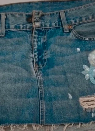 Minigonna levi's jeans vintage, marca: Levi's, estado: Muy bueno, tamaño: M / 38 / 10, 5,00 €, 5,95 € Protección al comprador incluida