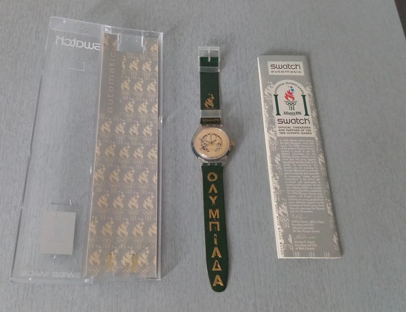 Montre Swatch Collector Jeux olympiques Atlanta 1996 automatique sans pile