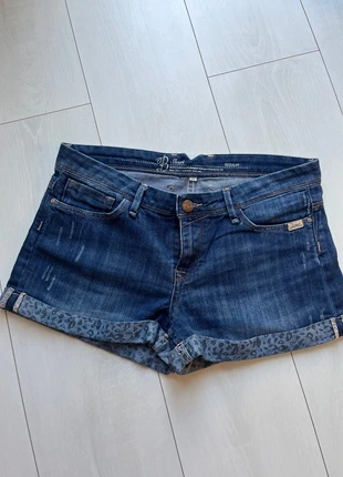 Vintage shorts con dettaglio leopardato 🐆 y2k anni 2000 pantaloncino jeans, brand: Blend, condizioni: Ottime, taglia: M / IT 42 / EU 38, €6.00, €7.00 include la Protezione acquisti