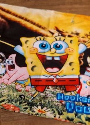 Sponge bob single bed set, merk: SpongeBob SquarePants, staat: Heel goed, maat: 135-150 cm x 200-220 cm, € 5,00, € 5,95 inclusief Kopersbescherming