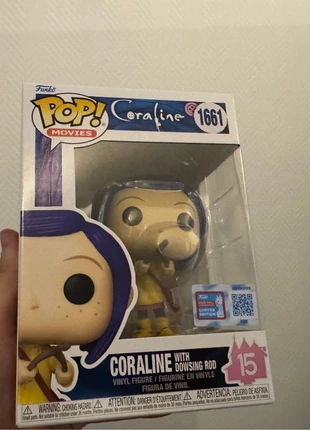 Coraline with dowsing rod #1661 Funkopop, marca: Coraline, estado: Nuevo con etiquetas, tamaño: Talla única, 42,00 €, 44,80 € Protección al comprador incluida