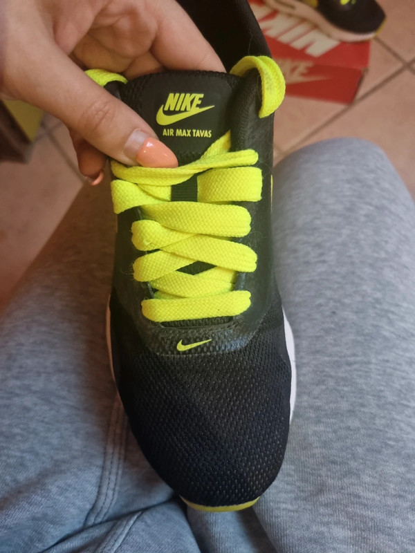 Chaussures Nike noir/vert 2