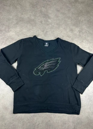 Sweat pull noir vintage oversize NFL Philadelphia Eagles strass – Taille XL, marke: Vintage Dressing, zustand: Sehr gut, größe: XL / 42 / 14, 25,00 €, 26,95 € inklusive Vinted-Käuferschutz