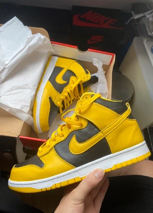 Nike Dunk high EU 45 / US 11 ‘Varsity Maize’, merk: Nike, staat: Heel goed, maat: 45, € 100,00, € 105,70 inclusief Kopersbescherming