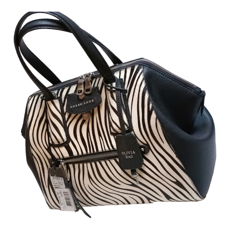 Borsa GUESS Luxe Olivia Bag, limited edition, Genuine Leather ( Vera Pelle)  Nuova con cartellino