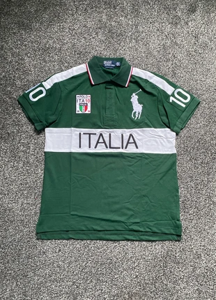 Polo Ralph Lauren Vintage Green Polo Shirt Italia, brand: Ralph Lauren, condition: Very good, size: S, £25.00, £26.95 includes Buyer Protection