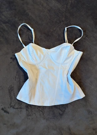 fitted bustier cami top, marke: H&M, zustand: Sehr gut, größe: XS / 34 / 6, 2,99 €, 3,84 € inklusive Vinted-Käuferschutz