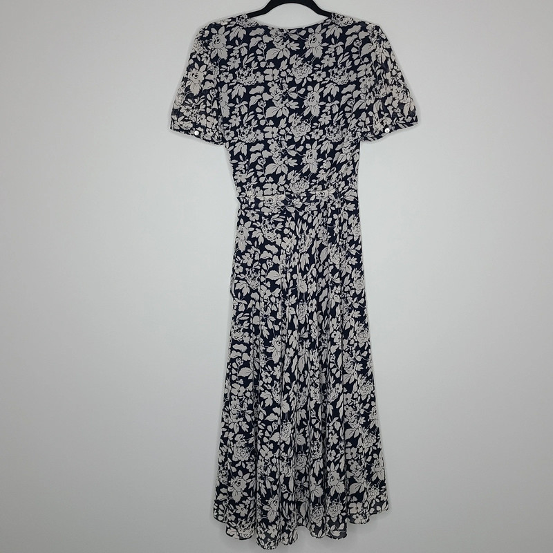 Polo Ralph Lauren Floral Crepe Wrap Midi Dress 2