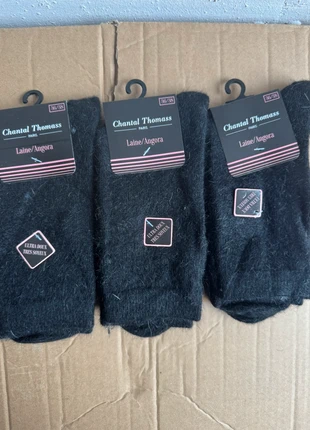 Lot 3 paires chaussette Chantal Thomas laine et angora noir taille 36/38, marque: Angora, état: Neuf avec étiquette, taille: S | 35–38, 12,00 €, 13,30 € Protection acheteurs (Pro) incluse