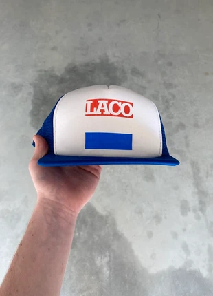 Vintage Laco Trucker Hat 80s, merk: Vintage, staat: Goed, maat: Universele maat, € 8,95, € 10,10 inclusief Kopersbescherming Pro