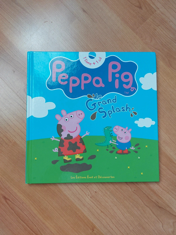 Livre-CD Peppa Pig Le grand splash