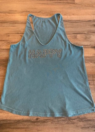 Zadig & Voltaire Happy overdyed racerback top in teal, size: M, marke: Zadig & Voltaire, zustand: Sehr gut, größe: M / 38 / 10, 22,00 €, 23,80 € inklusive Vinted-Käuferschutz