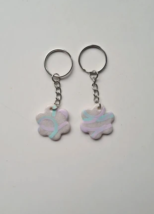 Porte-clés fleurs d'amitié, marca: FIMO, estado: Muito bom, €10.00, €11.20 inclui Proteção do Comprador