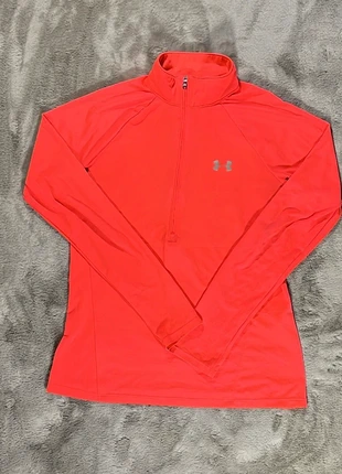 Haut manches longues Under Armour 1/2 zip Rouge Femme | Taille S, merk: Under Armour, staat: Heel goed, maat: S / 36 / 8, € 25,00, € 26,95 inclusief Kopersbescherming