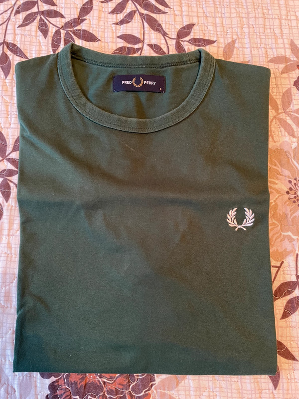 T-shirt verde Fred Perry 2