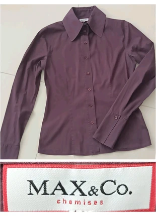Camicia vinaccia donna, marke: MAX&Co., zustand: Sehr gut, größe: M / 38 / 10, 45,00 €, 47,95 € inklusive Vinted-Käuferschutz