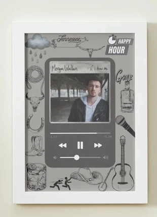 Morgan Wallen A4 Framed Album Print, condition: New with tags, £13.00, £14.35 includes Buyer Protection Pro