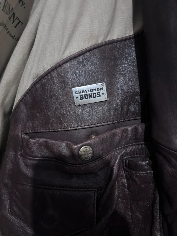 Blouson en cuir Chevignon - photo numéro 3