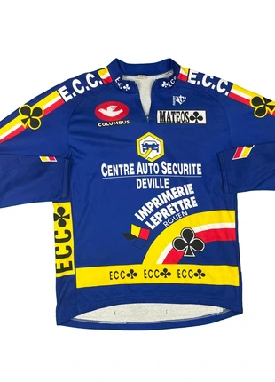 Maillot cyclisme E.C.C centre auto sécurité Deville Mateos - VCS-131, merk: ECC, staat: Goed, maat: XL, € 12,00, € 13,30 inclusief Kopersbescherming Pro