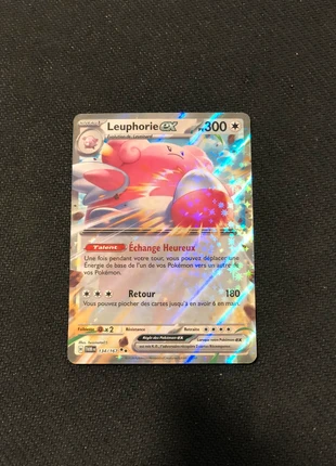 Carte Pokemon- Leuphorie EX 134/167-Mascarade Crépusculaire-FR-Proche Neuve, marque: Pokémon, état: Neuf avec étiquette, 2,00 €, 2,80 € Protection acheteurs (Pro) incluse