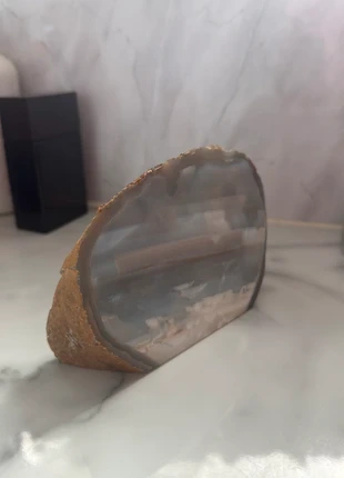 Grey agate crystal, brand: Crystal, condition: Like new, £17.00, £18.55 includes Buyer Protection
